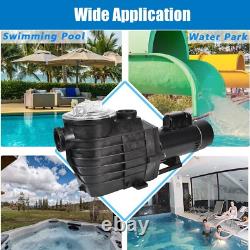 110-240V 2.5HP Swimming Pool Pump Inground 98' Hmax 9000GPH 2'' NPT For Hayward