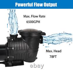 110-240V 2HP Inground Swimming Pool pump motor Strainer For Hayward with3ft Cord