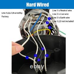 110-240V 2HP Inground Swimming Pool pump motor Strainer For Hayward with3ft Cord