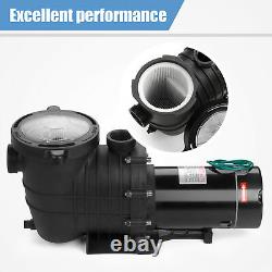110-240V InGround Swimming Pool 2.0HP Portable Pump Motor With Filter Above Ground