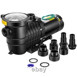 115V/230V 2.0HP Swimming Pool Pump 6800GPH with Self-Priming Motor In/Above Ground