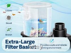 115V/230V 2.0HP Swimming Pool Pump 6800GPH with Self-Priming Motor In/Above Ground