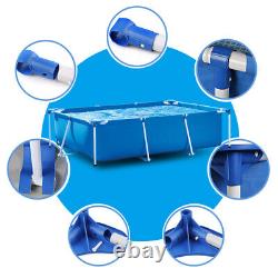 118.178.729.5in Ground Square Swimming Pool+Cover+Cloth Set US