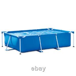 118.178.729.5in Ground Square Swimming Pool+Cover+Cloth Set US