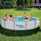 12 Foot X 30 Inch Round Frame Above Ground Swimming Pool Set With Filter Pump