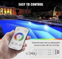 12-Volt LED Pool Light 10 In. 40-Watt Color Changing Inground Swimming Pool Ligh