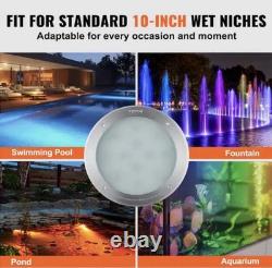 12-Volt LED Pool Light 10 In. 40-Watt Color Changing Inground Swimming Pool Ligh