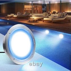 12-Volt LED Pool Light 10 In. 40-Watt Color Changing Inground Swimming Pool Ligh