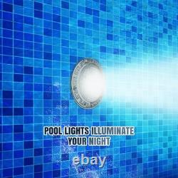 120V Pool Light for Inground Pools, 10 Inch LED Pool Lights with 50FT Cord