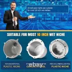 120V Pool Light for Inground Pools, 10 Inch LED Pool Lights with 50FT Cord