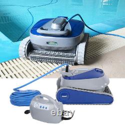 14-18m³/H Automatic Swimming Pool Inground Robotic Pool Cleaner RC, Blue