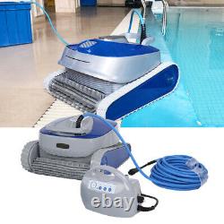 14-18m³/H Automatic Swimming Pool Inground Robotic Pool Cleaner RC, Blue