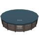 14 Ft. X 42 In. Deep Power Steel Metal Frame Above Ground Swimming Pool Set With