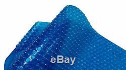 14'x28' Blue Rectangular Swimming Pool Solar Cover Blanket 800 Series