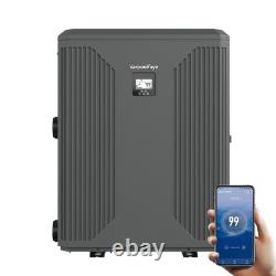 140K BTU Electric Swimming Pool Heater & Cooler Inverter Heat Pump, 42K Gal