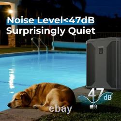 140K BTU Electric Swimming Pool Heater & Cooler Inverter Heat Pump, 42K Gal