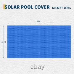 16 Mil Solar Pool Cover Heater 12x24 12x32 16x24 16x32 18x36 Ft Swimming Pool