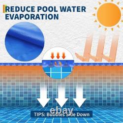 16 Mil Solar Pool Cover Heater 12x24 12x32 16x24 16x32 18x36 Ft Swimming Pool