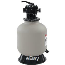 16 Swimming Pool Sand Filter Above Inground Pond Fountain Fit 1/2HP 3/4HP Pump