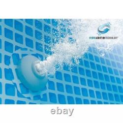 16' x 42 Rectangular Above Ground Swimming Pool Set with Filter Ladder Cover