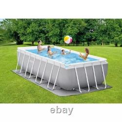 16' x 42 Rectangular Above Ground Swimming Pool Set with Filter Ladder Cover