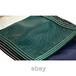 16'x32' In-Ground Swimming Pool Winter Cover Leaf Net Cover with Center Step