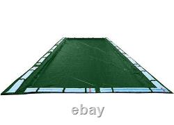 16'x32' Inground Solid Winter Swimming Pool Cover 15 Yr Warranty Rectangle