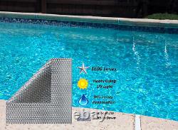 1600 Series Swimming Pool Clear Solar Heating Blanket Cover (Choose Size)