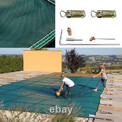 16X32FT Safety Swimming Pool Cover Inground Winter Cover Rectangle PP Anti-UV US