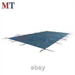 16x30 ft Pool Safety Cover Rectangular Inground Swimming Pool Cover For 14x28 ft