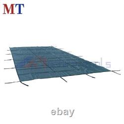 16x30 ft Pool Safety Cover Rectangular Inground Swimming Pool Cover For 14x28 ft