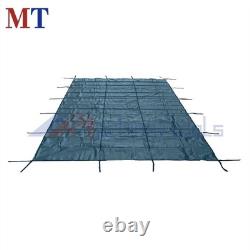 16x30 ft Pool Safety Cover Rectangular Inground Swimming Pool Cover For 14x28 ft