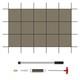 16x32 Swimming Pool Safety Cover Withmounting Hardware Triple Stitched Straps
