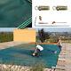 16x32ft Rectangle In-ground Swimming Pool Mesh Cover With 4x8 Ft Center Step