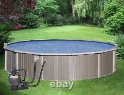 18' x 52 ALUMINUM Above Ground Swimming Pool Package, Liner, Filter, Skimmer