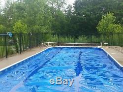 18'x36' Blue Rectangular Swimming Pool Solar Cover Blanket 800 Series