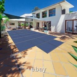 1834ft+48ft Inground Rectangle Safety Winter Swimming Pool Cover with Tool 1834ft+48ft Inground Rectangle Safety Winter Swimming Pool Cover with Tool