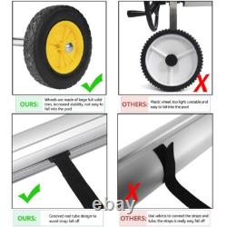 18Ft Pool Solar Cover Reel for Inground Swimming Pool Cover Blanket Reel Roller