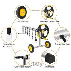 18Ft Pool Solar Cover Reel for Inground Swimming Pool Cover Blanket Reel Roller