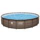 18ft X 48in Round Steel Frame Above Ground Swimming Pool Set With Pump & Ladder