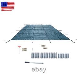 18x32FT Swimming Pool Safety Cover Rectangular for Underground & Inground Pool