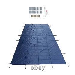 18x34 FT Pool Safety Cover Rectangular Inground Swimming Pool Cover for 16x32 FT