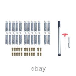 18x34 FT Pool Safety Cover Rectangular Inground Swimming Pool Cover for 16x32 FT