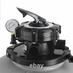 19 Large Sand Filter 4500GPH with 1.5 HP Above Ground Swimming Pool Pump Set