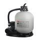 19 Sand Filter Above Ground Swimming Pool Pump 4500gph 1.5hp Pump With Stand