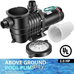 2.0 HP 6800 GPH In/Above Ground Swimming Pool Pump Dual Voltage UL CET Certified