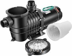 2.0 HP 6800 GPH In/Above Ground Swimming Pool Pump Dual Voltage UL CET Certified