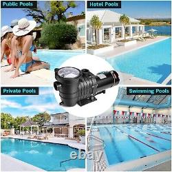 2.0 HP Pool Pump, 6900 GPH Powerful Self Primming Swimming Pool Pumps