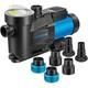 2.0 Hp Self Primming Swimming Pool Pump 7140 Gph With Timer For Inground Pool