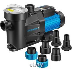 2.0 HP Self Primming Swimming Pool Pump 7140 GPH with Timer for Inground Pool